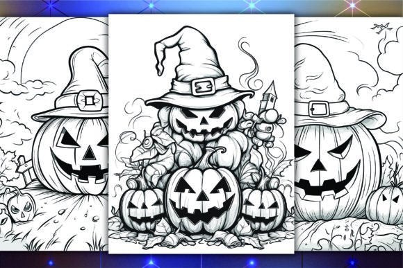 Halloween Coloring Books with Full Master Resell Rights