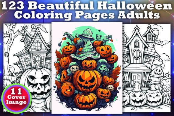 Halloween Coloring Books with Full Master Resell Rights