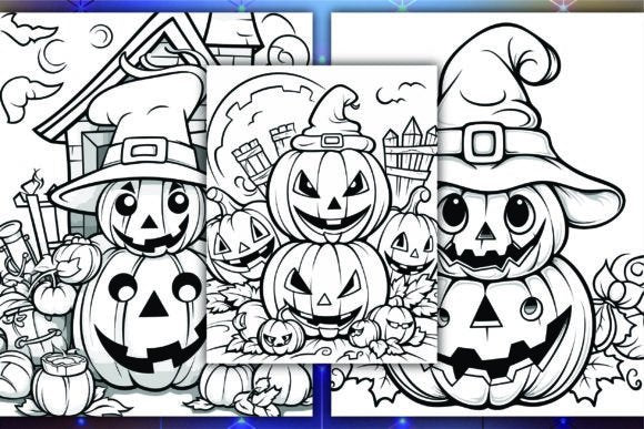 Halloween Coloring Books with Full Master Resell Rights