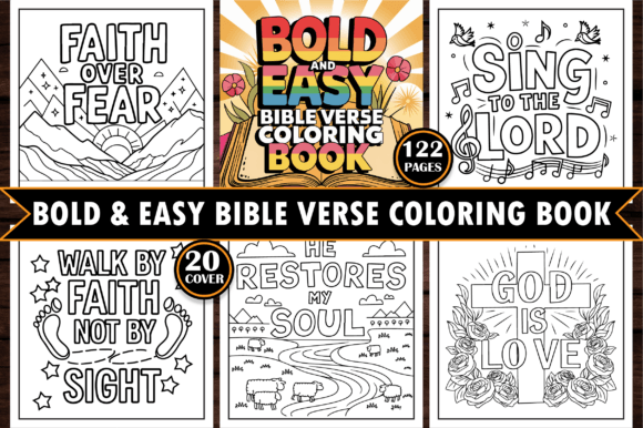 Bold and Easy Bundle Coloring Book – 1082 Pages to Color