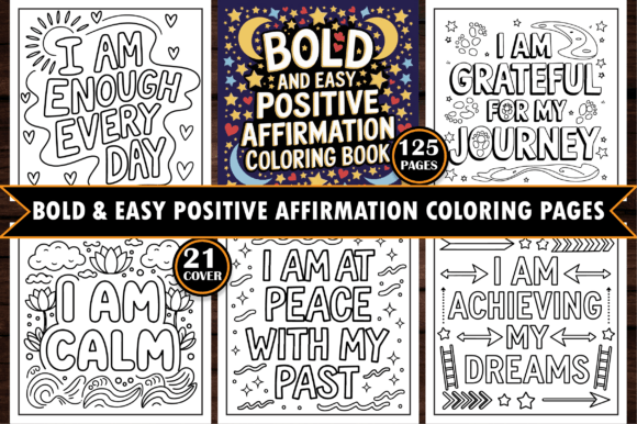 Bold and Easy Bundle Coloring Book – 1082 Pages to Color