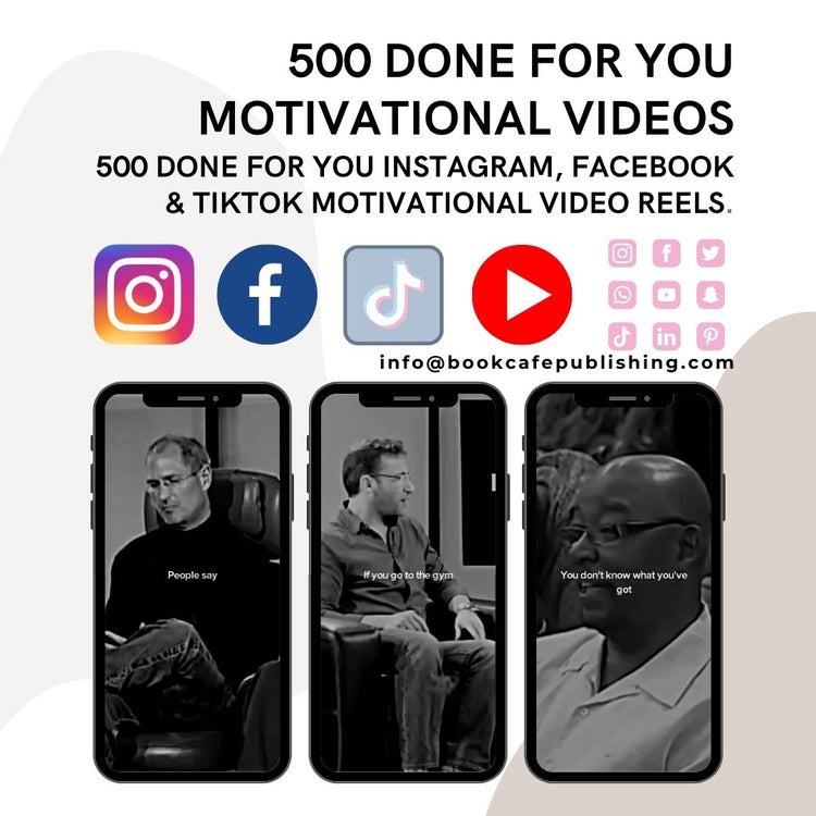 500 Ready-Made Motivational Video Reels for Instagram, Facebook, & TikTok Done For You Motivational Videos