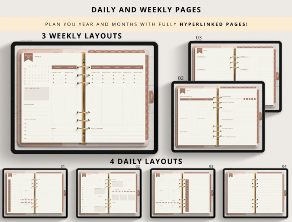 Digital Planner - The final tool that organizes your day based on your priorities! Istant Download