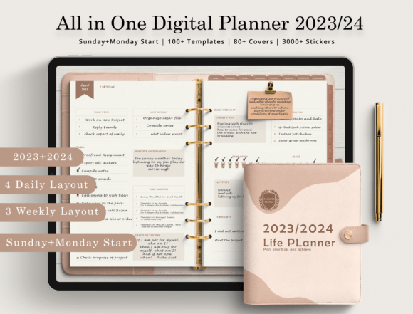 Digital Planner - The final tool that organizes your day based on your priorities! Istant Download